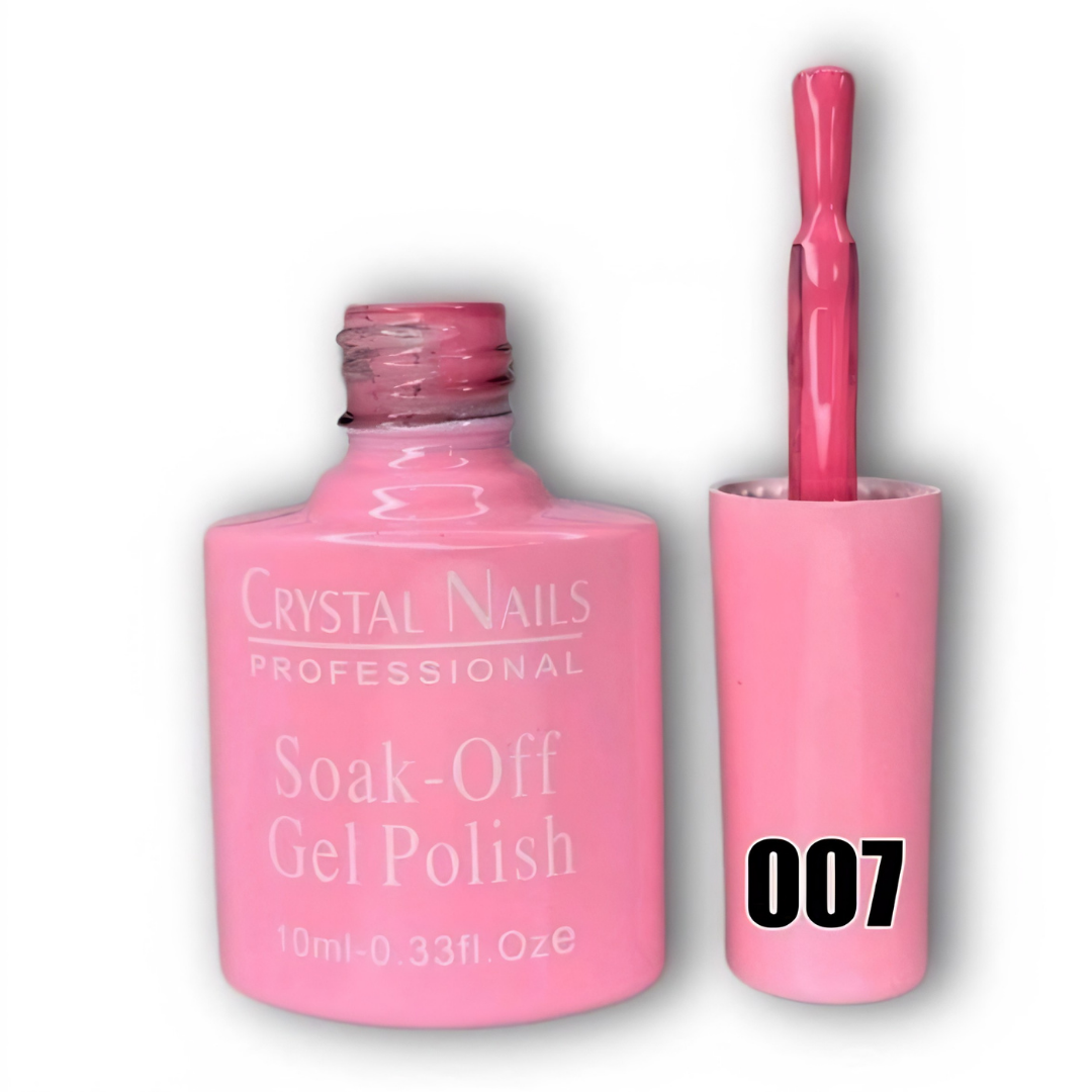 TONO 007. ESMALTE SEMIPERMANENTE CRYSTAL NAILS PROFESSIONAL (10 ML) – SOAK-OFF GEL POLISH 🎨