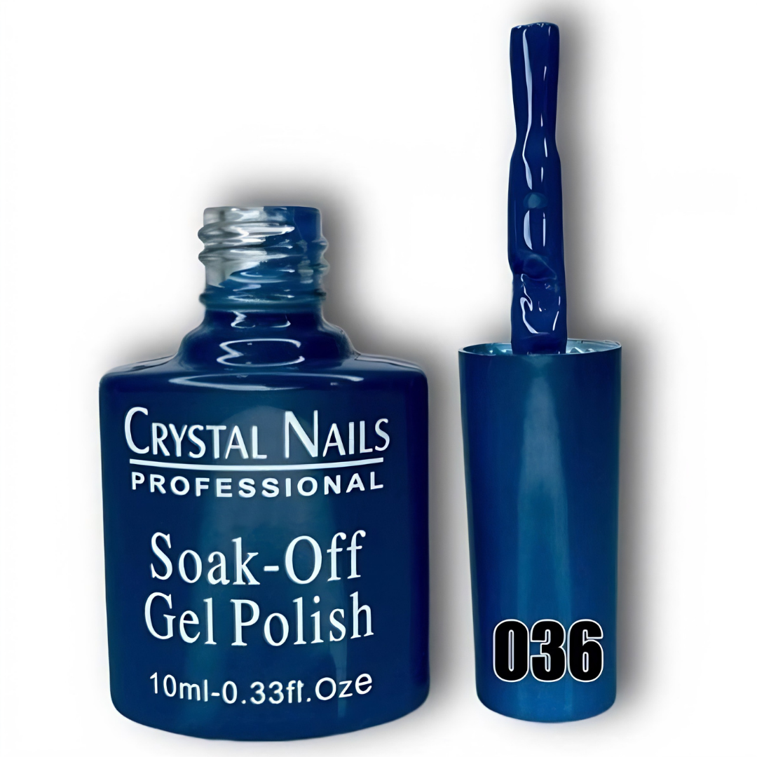 TONO 036. ESMALTE SEMIPERMANENTE CRYSTAL NAILS PROFESSIONAL (10 ML) – SOAK-OFF GEL POLISH 🎨