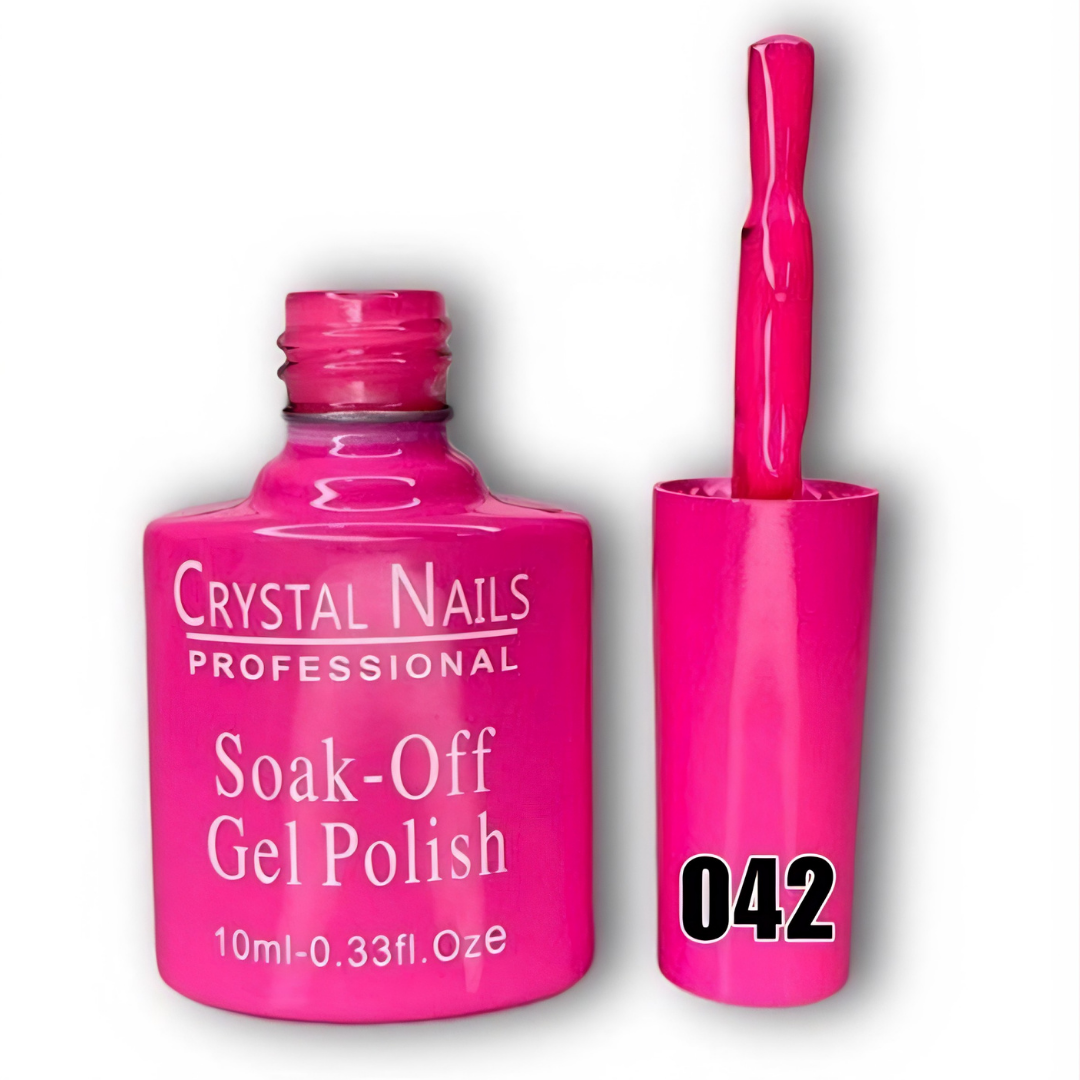 TONO 042. ESMALTE SEMIPERMANENTE CRYSTAL NAILS PROFESSIONAL (10 ML) – SOAK-OFF GEL POLISH 🎨
