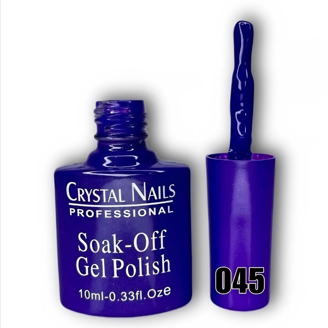 TONO 045. ESMALTE SEMIPERMANENTE CRYSTAL NAILS PROFESSIONAL (10 ML) – SOAK-OFF GEL POLISH 🎨