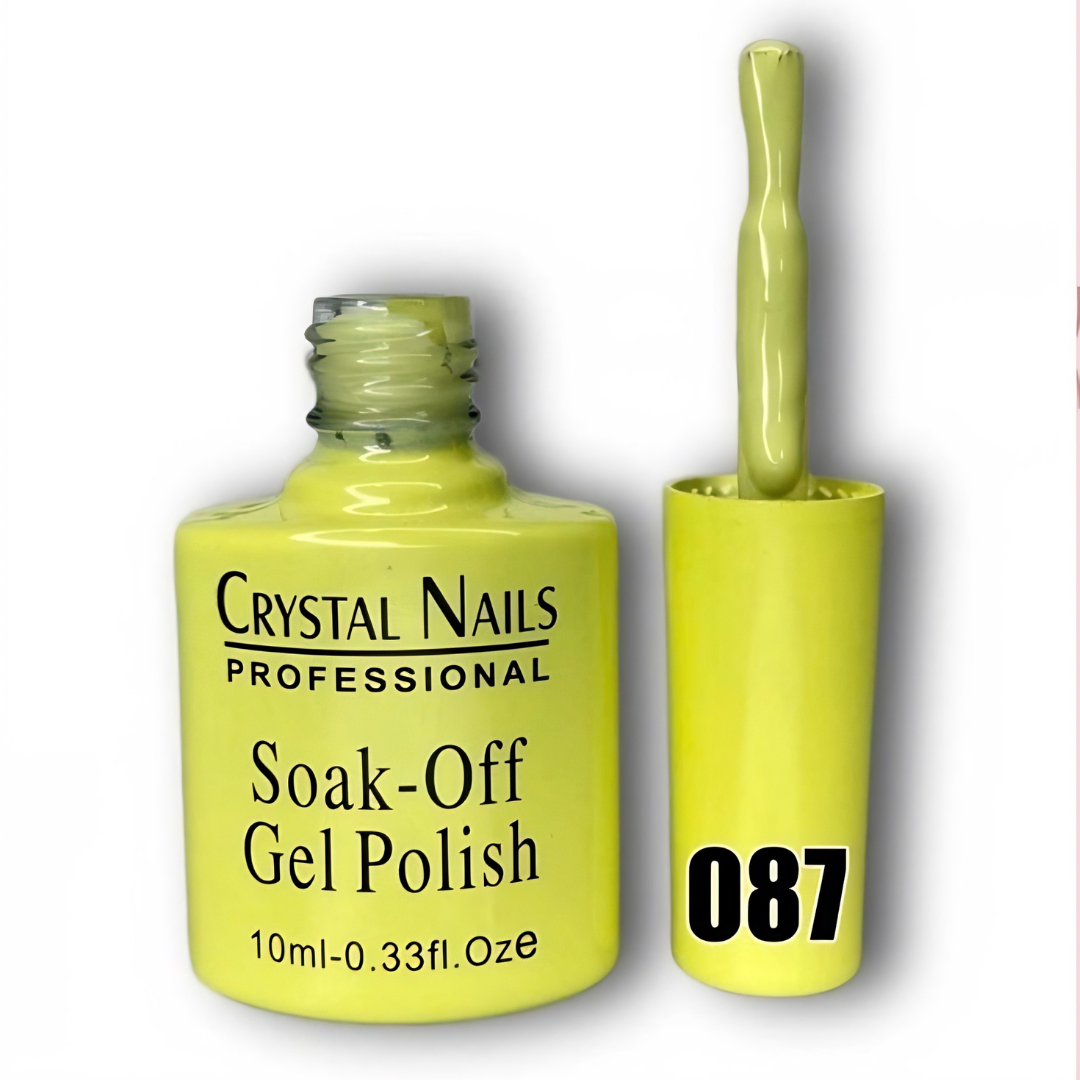 TONO 087. ESMALTE SEMIPERMANENTE CRYSTAL NAILS PROFESSIONAL (10 ML) – SOAK-OFF GEL POLISH 🎨