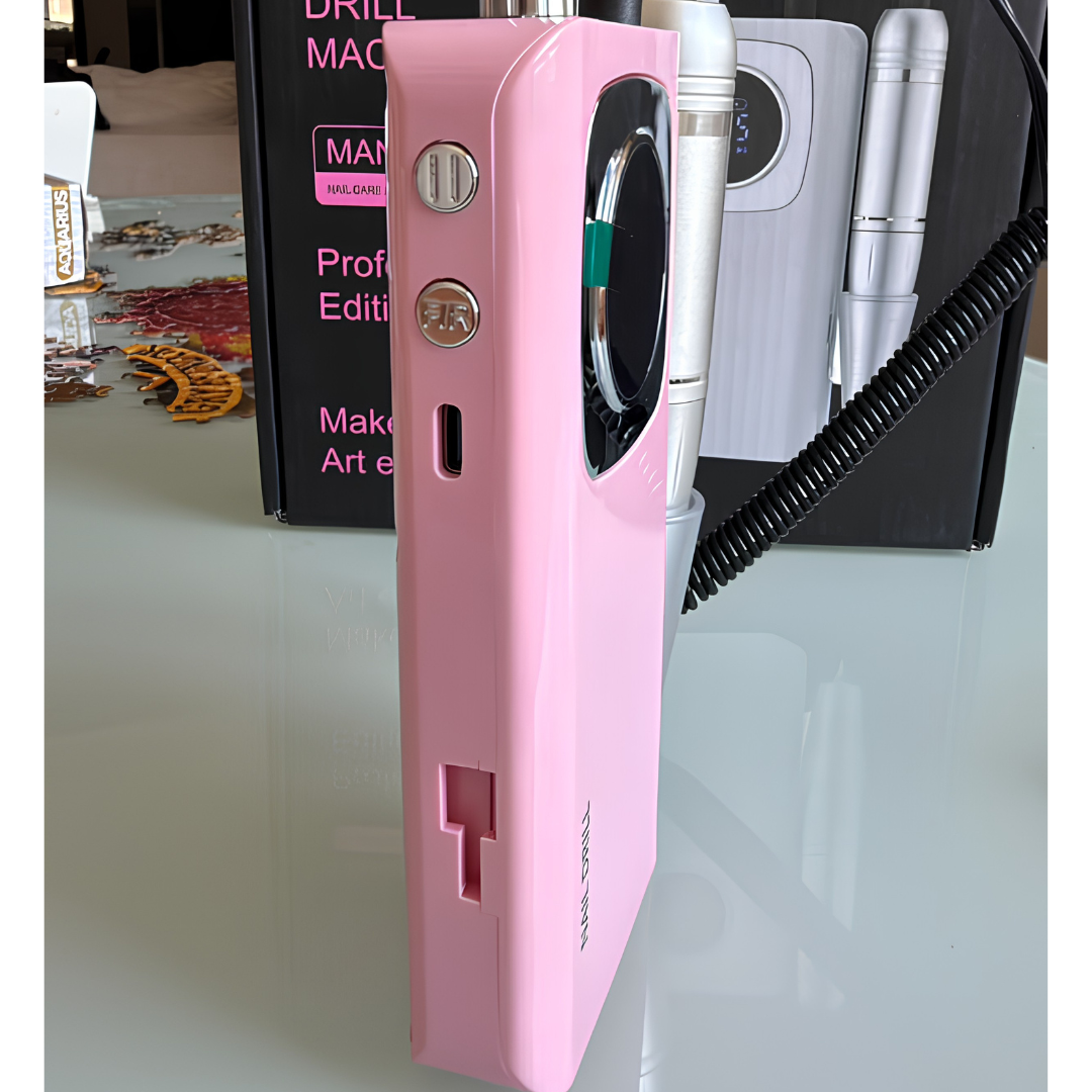DRILL / PULIDOR DE UÑAS INALÁMBRICO RECARGABLE 45.000 RPM PROFESSIONAL 💅✨