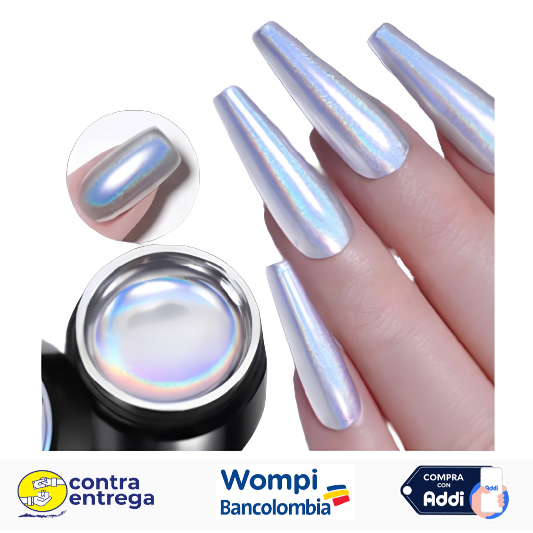 PIGMENTO EFECTO HOLOGRÁFICO LÍQUIDO VNK-7 💖🌈✨
