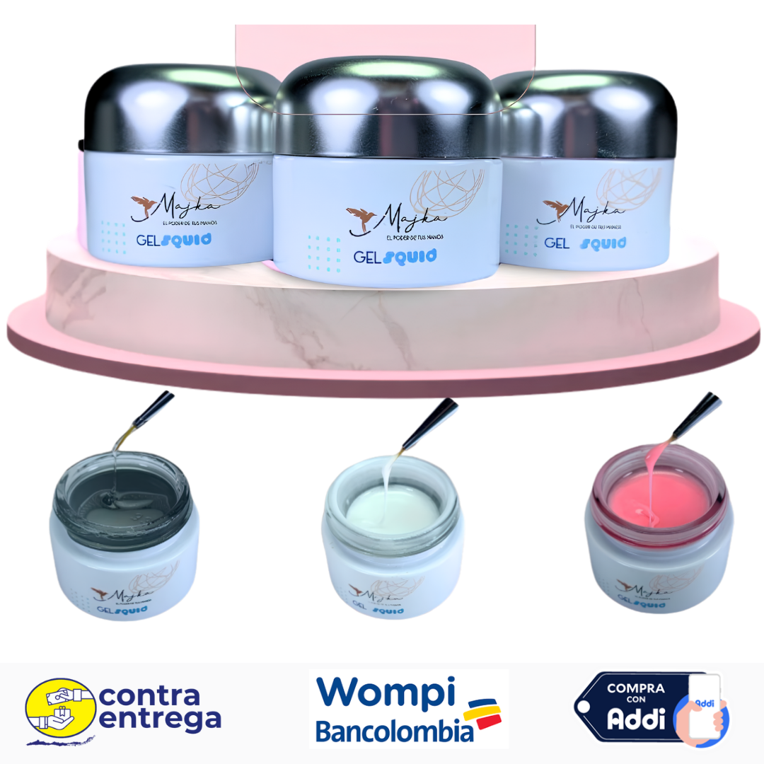 GEL DE CONSTRUCCIÓN GEL SQUID MAJKA 🦑💎💅