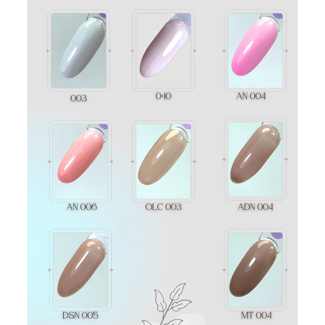 ESMALTES SEMIPERMANENTES TRASLÚCIDOS LU BLUE 7ML 💖💅✨