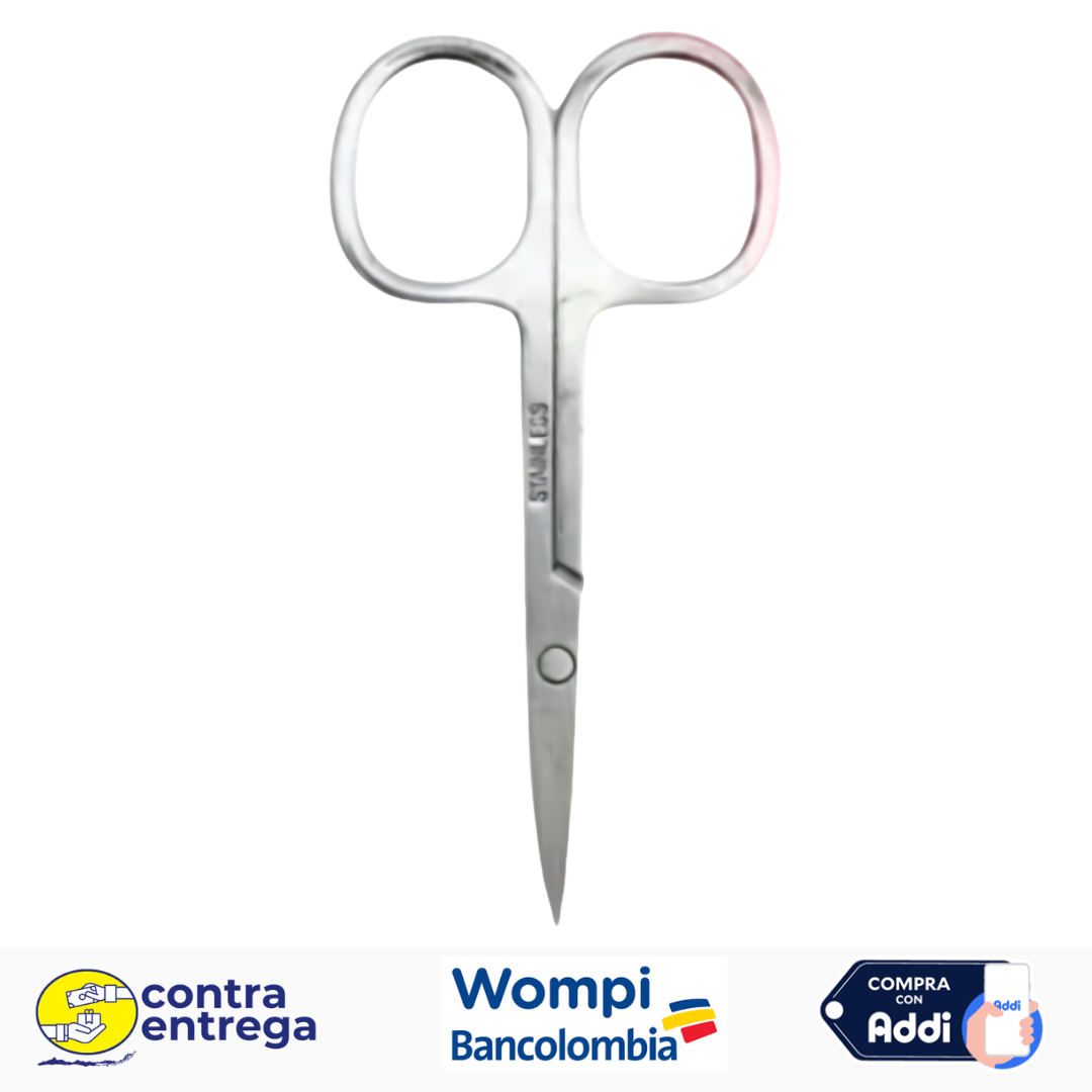 TIJERA DE CUTÍCULA PROFESIONAL MAJKA-0141 (ACERO INOXIDABLE) 💖✂️