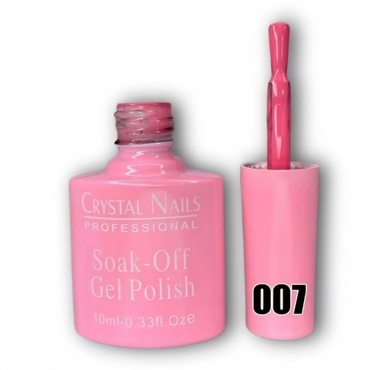TONO 007. ESMALTE SEMIPERMANENTE CRYSTAL NAILS PROFESSIONAL (10 ML) – SOAK-OFF GEL POLISH 🎨
