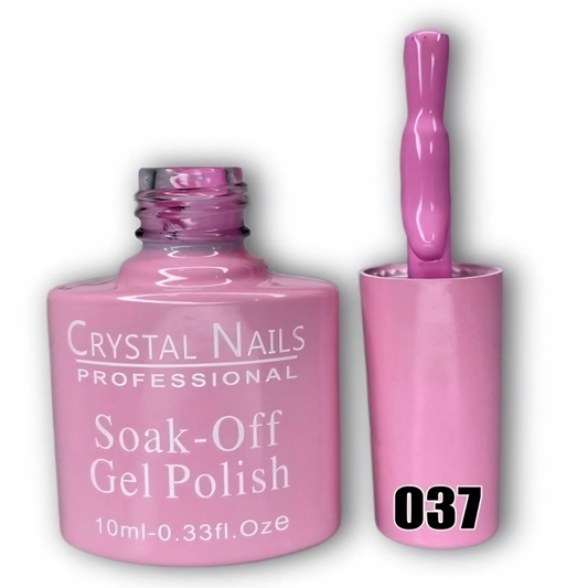 TONO 037. ESMALTE SEMIPERMANENTE CRYSTAL NAILS PROFESSIONAL (10 ML) – SOAK-OFF GEL POLISH 🎨