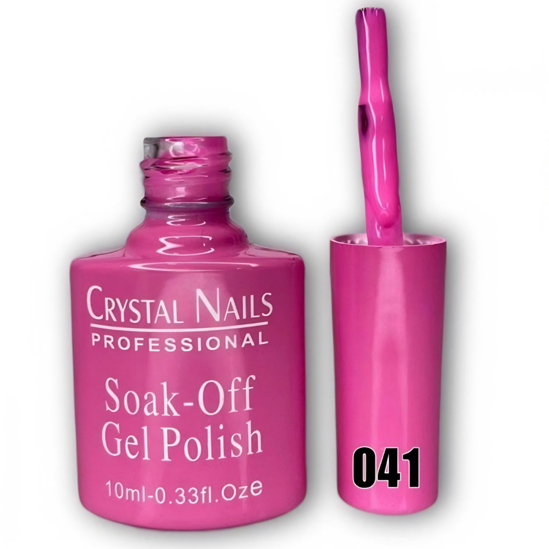 TONO 041. ESMALTE SEMIPERMANENTE CRYSTAL NAILS PROFESSIONAL (10 ML) – SOAK-OFF GEL POLISH 🎨
