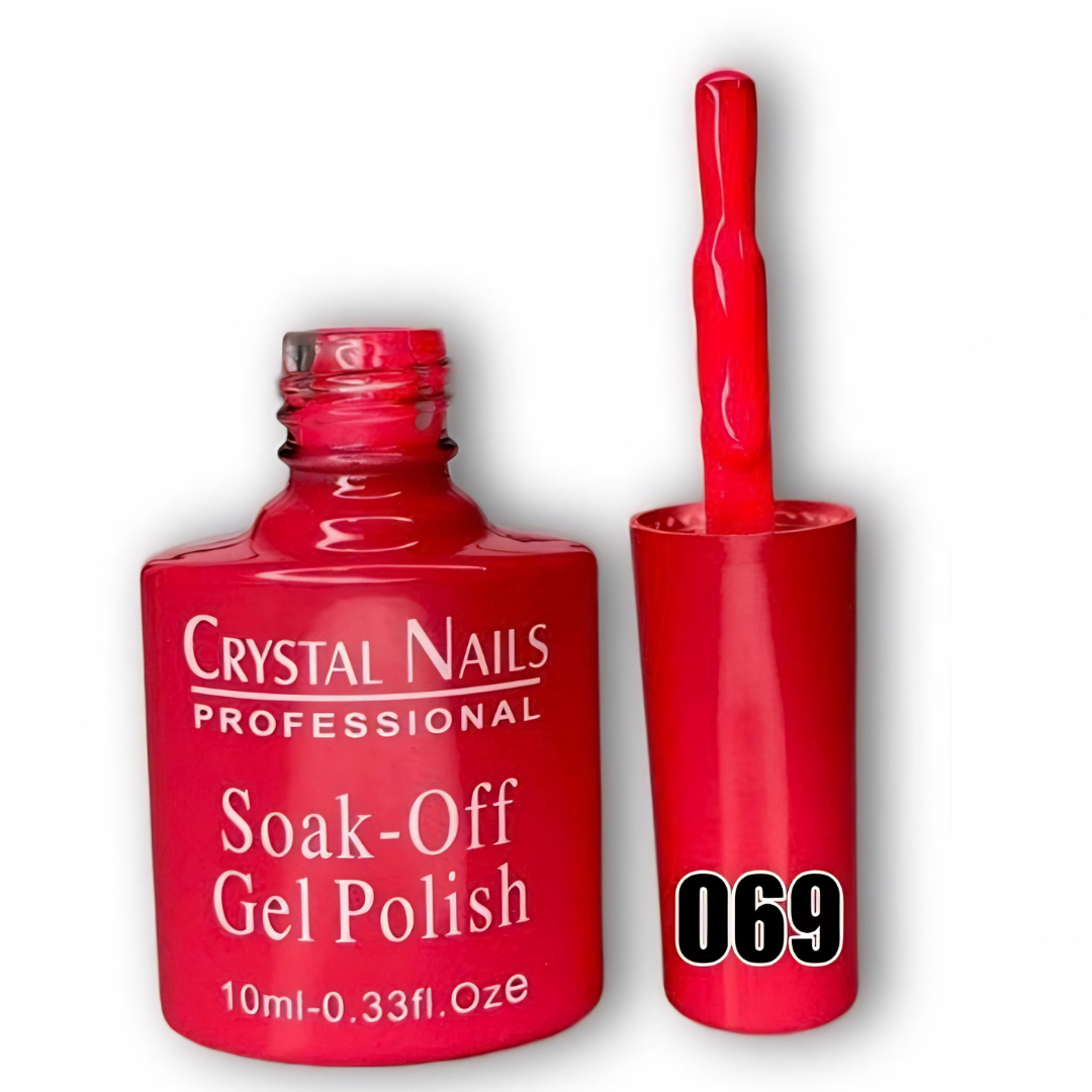 TONO 069. ESMALTE SEMIPERMANENTE CRYSTAL NAILS PROFESSIONAL (10 ML) – SOAK-OFF GEL POLISH 🎨