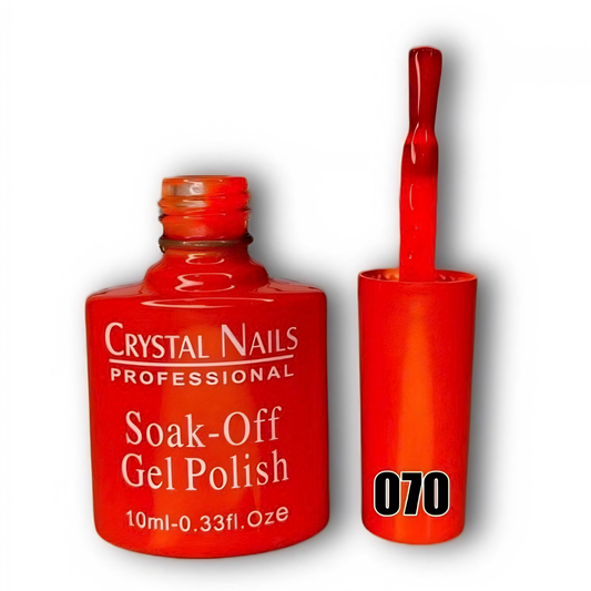 TONO 070. ESMALTE SEMIPERMANENTE CRYSTAL NAILS PROFESSIONAL (10 ML) – SOAK-OFF GEL POLISH 🎨