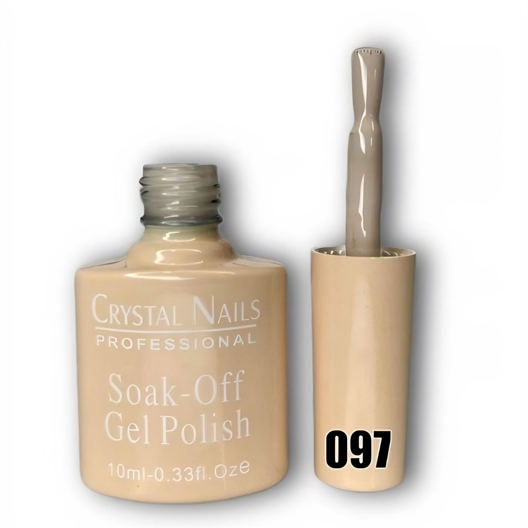 TONO 097. ESMALTE SEMIPERMANENTE CRYSTAL NAILS PROFESSIONAL (10 ML) – SOAK-OFF GEL POLISH 🎨