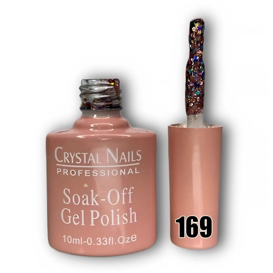 TONO 169. ESMALTE SEMIPERMANENTE CRYSTAL NAILS PROFESSIONAL (10 ML) – SOAK-OFF GEL POLISH 🎨