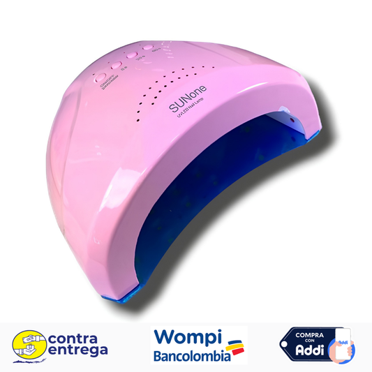 LÁMPARA LED UV SUN ONE (48W) BASE METÁLICA 💅💖