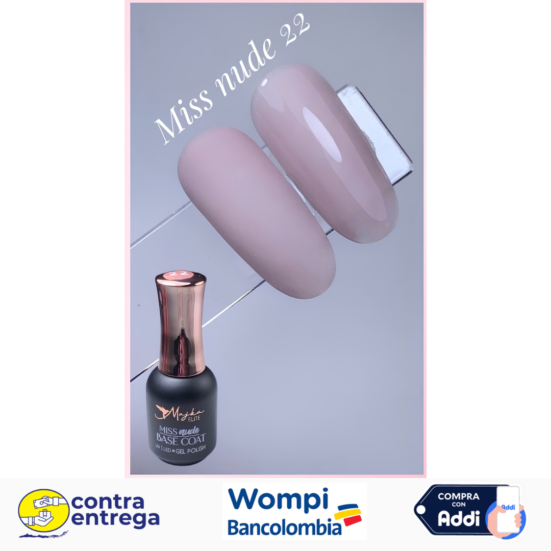 BASE COAT MISS NUDE 22 MAJKA ELITE 🌸💖💅