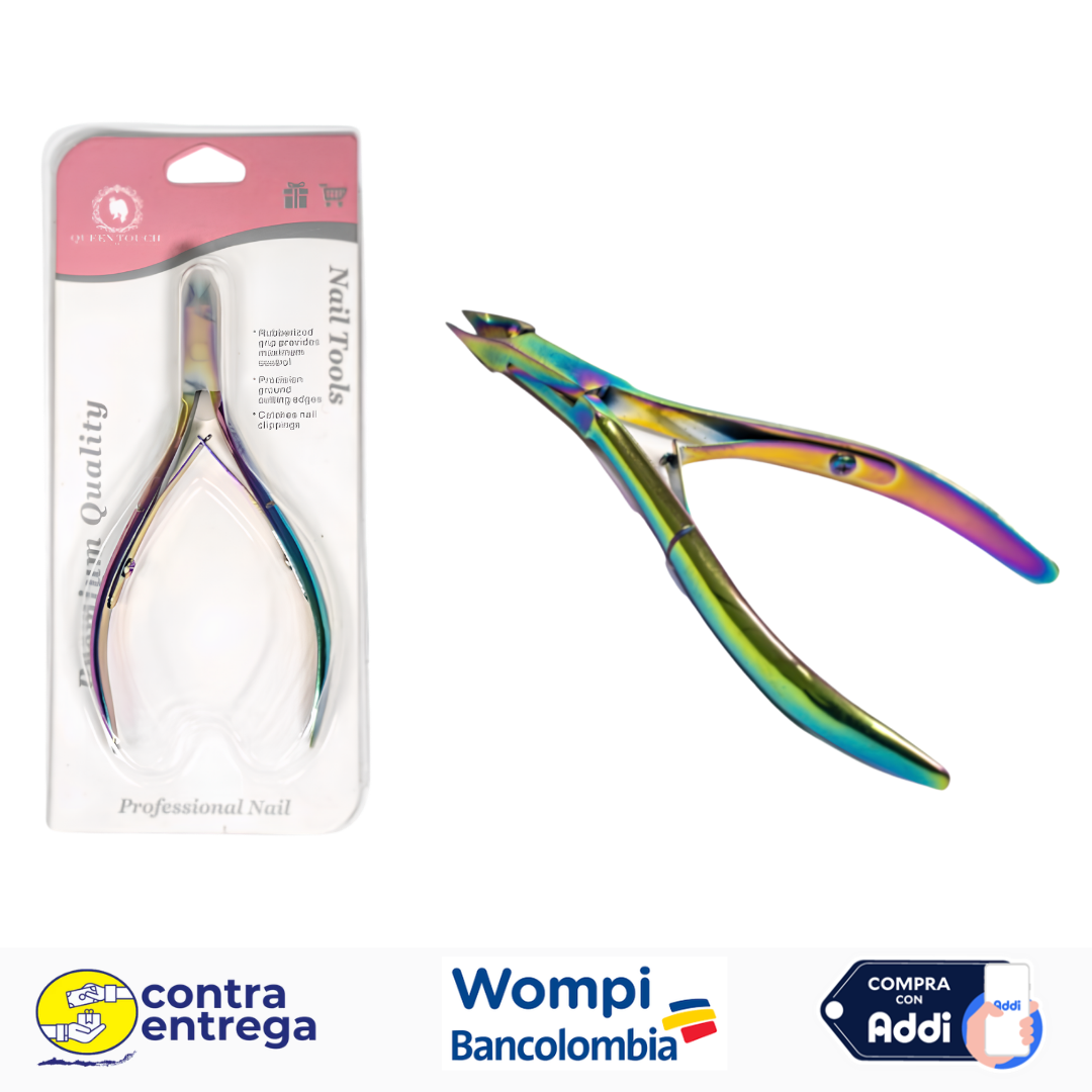 CORTACUTÍCULA PROFESIONAL MAJKA-357 (ACERO INOXIDABLE TORNASOL) 💖✂️