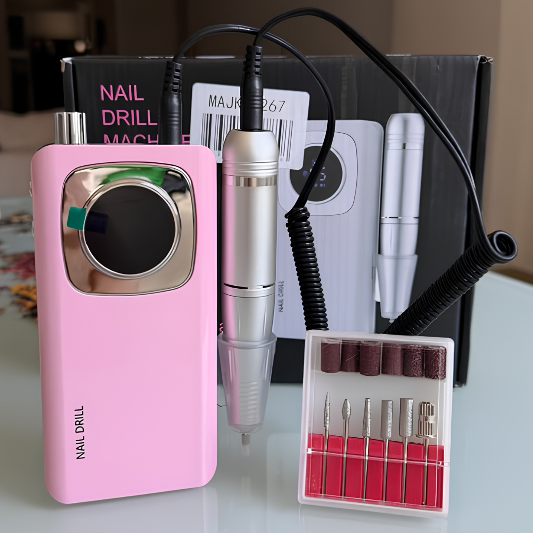 DRILL / PULIDOR DE UÑAS INALÁMBRICO RECARGABLE 45.000 RPM PROFESSIONAL 💅✨