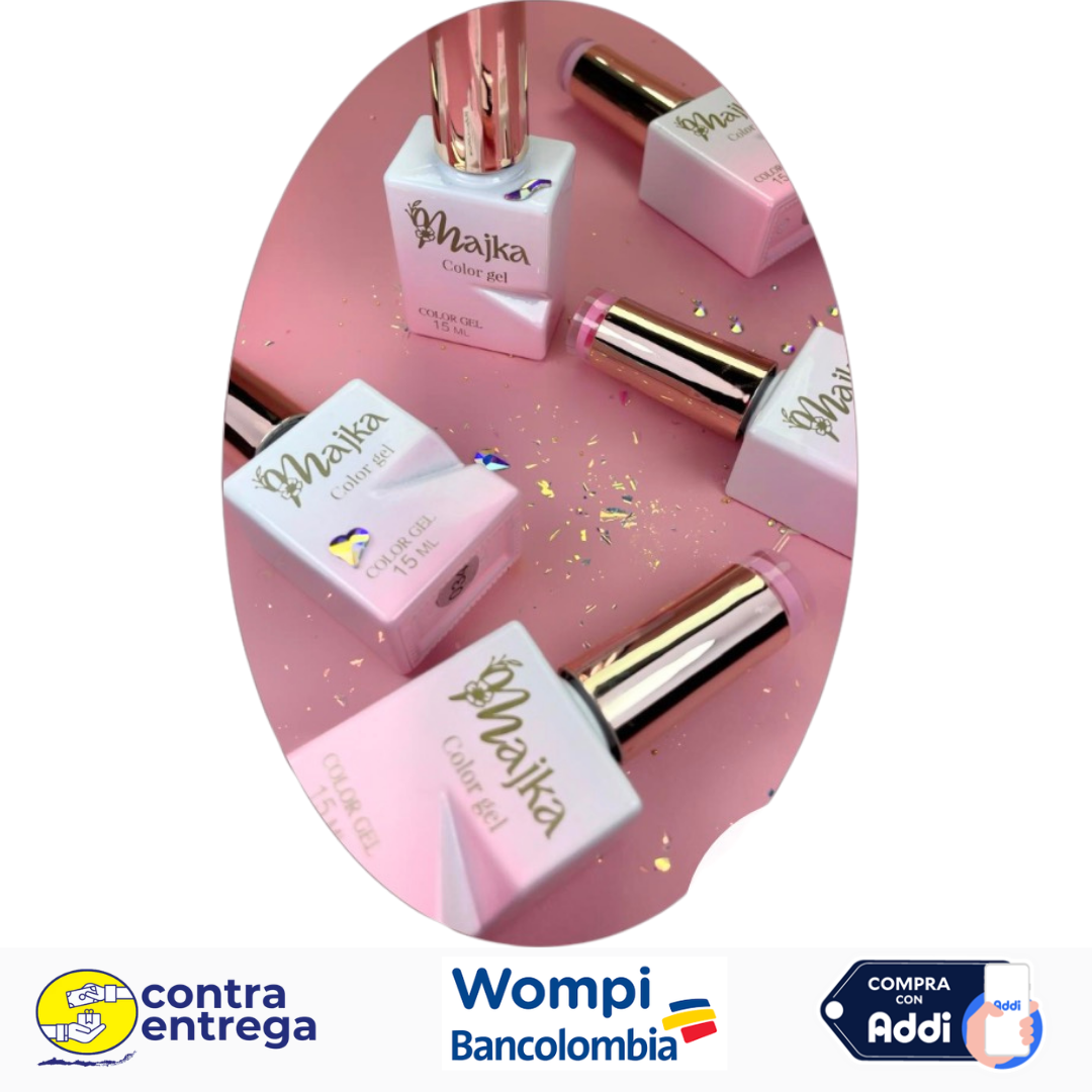 ESMALTES SEMIPERMANENTES COLOR GEL MAJKA 15ML 💅💖✨