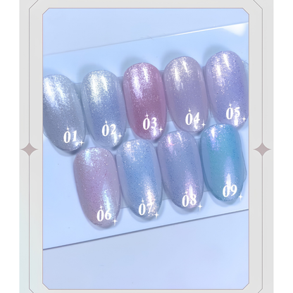 ESMALTES SEMIPERMANENTES SPARKLING (CON GLITTERS) LU BLUE 7ML 💖✨