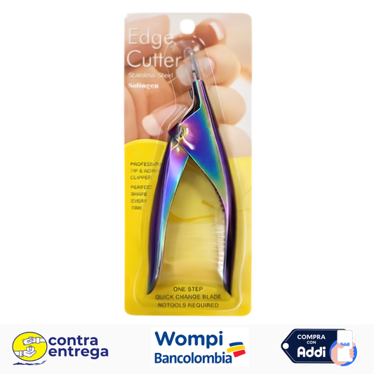 GUILLOTINA / CORTA TIPS PROFESIONAL MU-16 (ACERO INOXIDABLE TORNASOL) 💖✂️