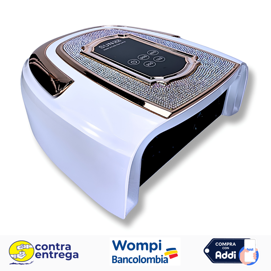 LÁMPARA LED UV SUN A2 (328W) INALÁMBRICA CON BASE METÁLICA 💎👑