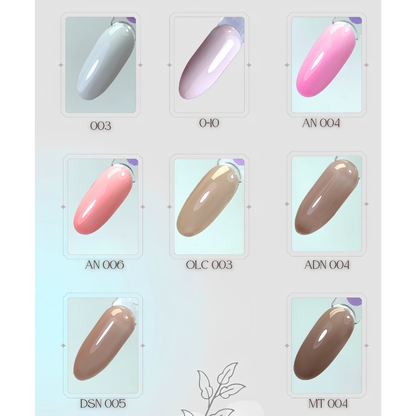 ESMALTES SEMIPERMANENTES TRASLÚCIDOS LU BLUE 7ML  💖💅✨