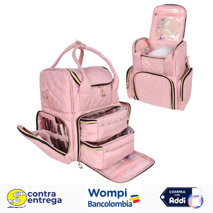 MORRAL ORGANIZADOR PRO NAILS CAP. 80 ESMALTES 🎒💖💅