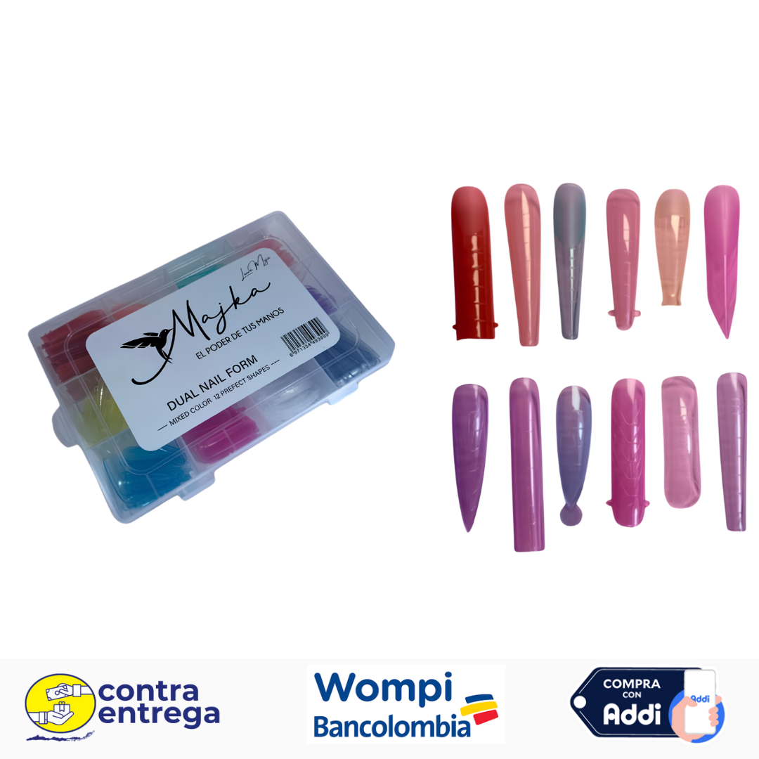 SET DE FORMAS DUAL SYSTEM X12 FORMAS MIXTAS MAJKA 💖💅