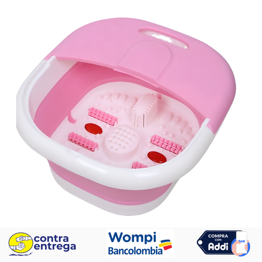 TINA ELÉCTRICA PLEGABLE PARA PEDICURE SQ-806 💖🦶