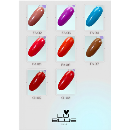 ESMALTES SEMIPERMANENTES LU BLUE COLOR GEL 7ML 💖💅✨