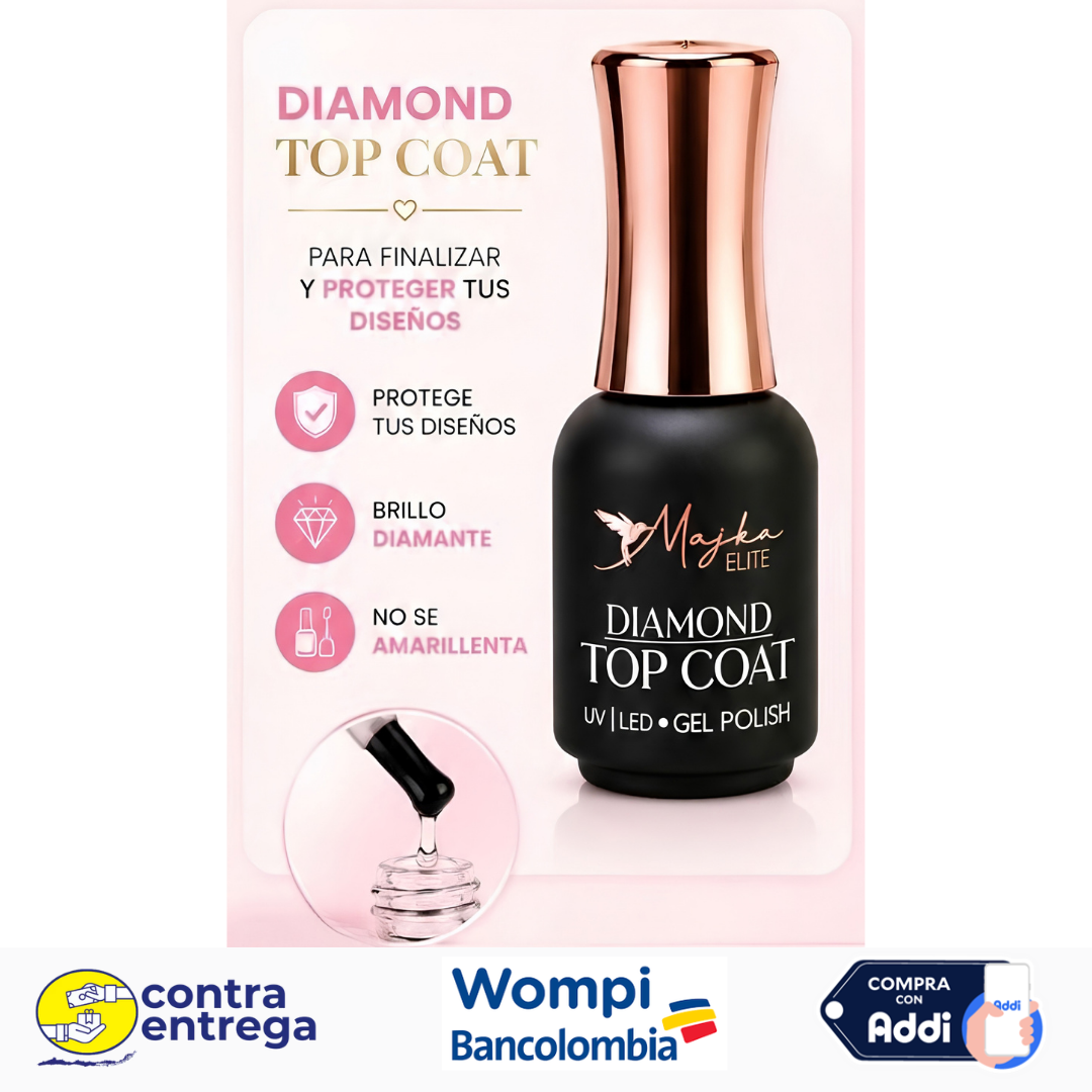 TOP COAT DIAMOND MAJKA ELITE 💎💅🛡️