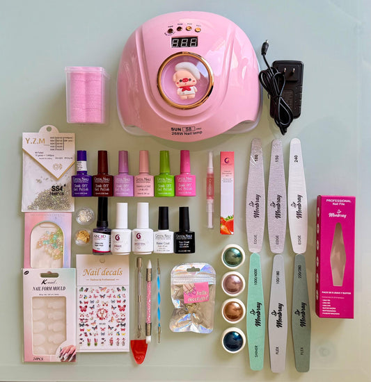 KIT EMPRENDEDOR CON LÁMPARA LED/UV 268W SUN S8 PRO 💖