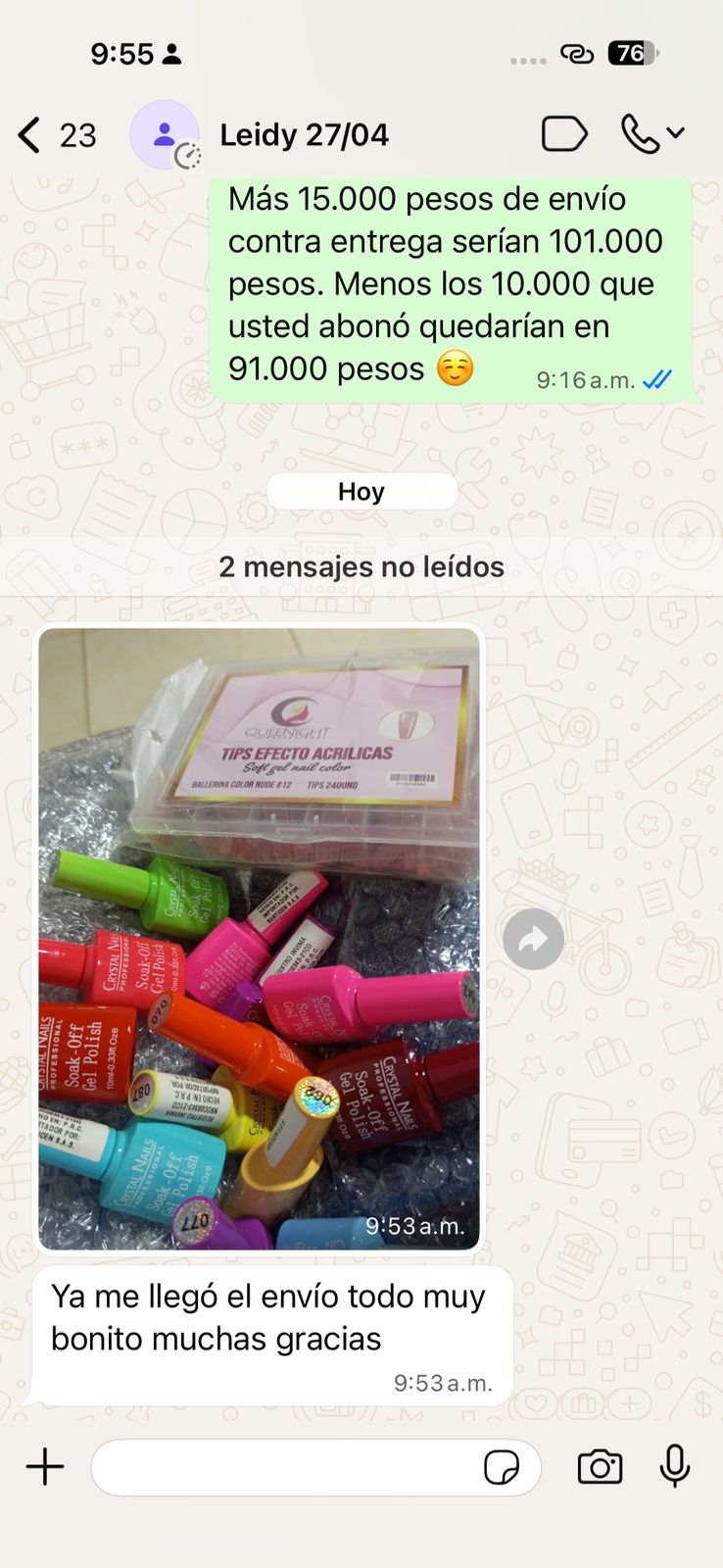DOCENA DE ESMALTES SEMIPERMANENTES CRYSTAL NAILS 1OML | TONOS A TU ELECCIÓN | 10ML