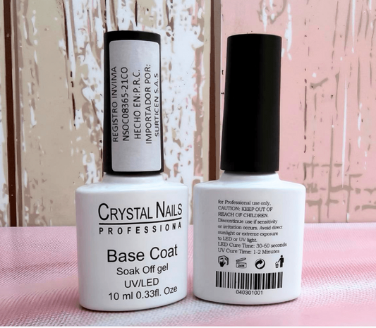BASE COAT CRYSTAL NAILS 10ML. - Aned Cosmetics