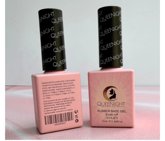 BASE RUBBER QUEEN NIGHT 15 ML TRANSPARENTE. - Aned Cosmetics