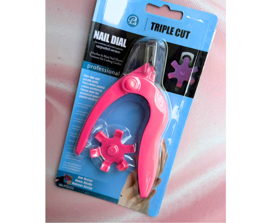 CORTAUÑAS TIPO GUILLOTINA TRIPLE CORTE CON MEDIDOR. - Aned Cosmetics