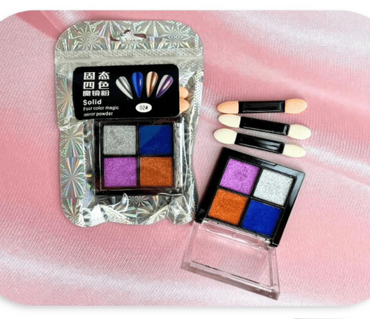 PALETA EFECTO ESPEJO X4 TONOS. - Aned Cosmetics
