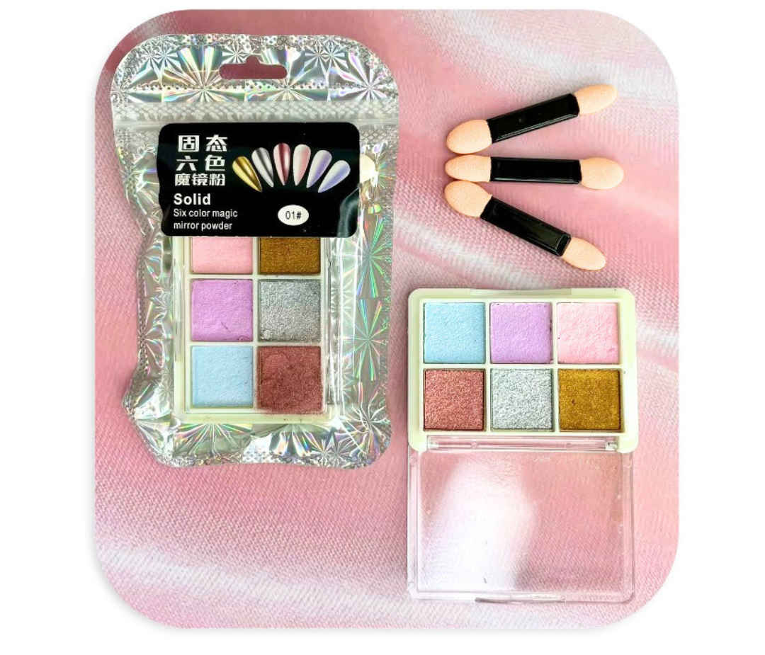 PALETA EFECTO ESPEJO X6 TONOS. - Aned Cosmetics