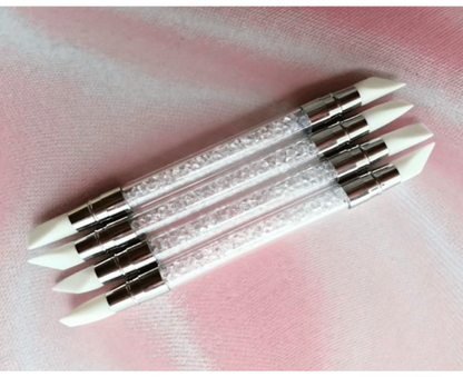 PINCEL DOBLE DE SILICONA. - Aned Cosmetics