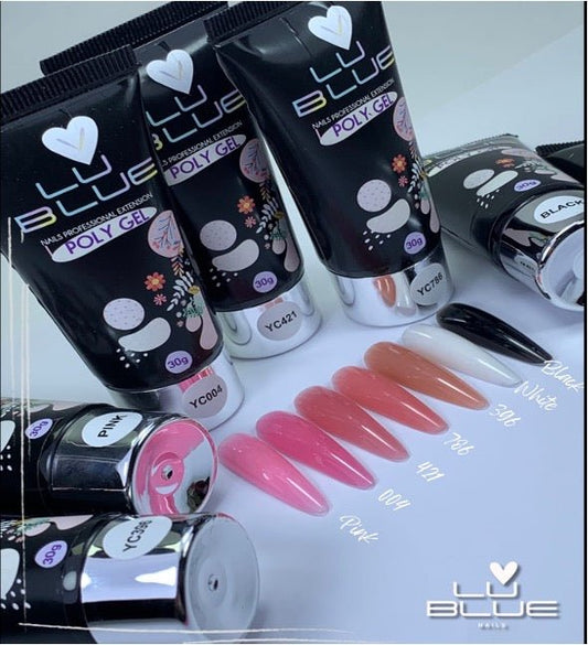 POLYGEL LU BLUE 30 GR. - Aned Cosmetics