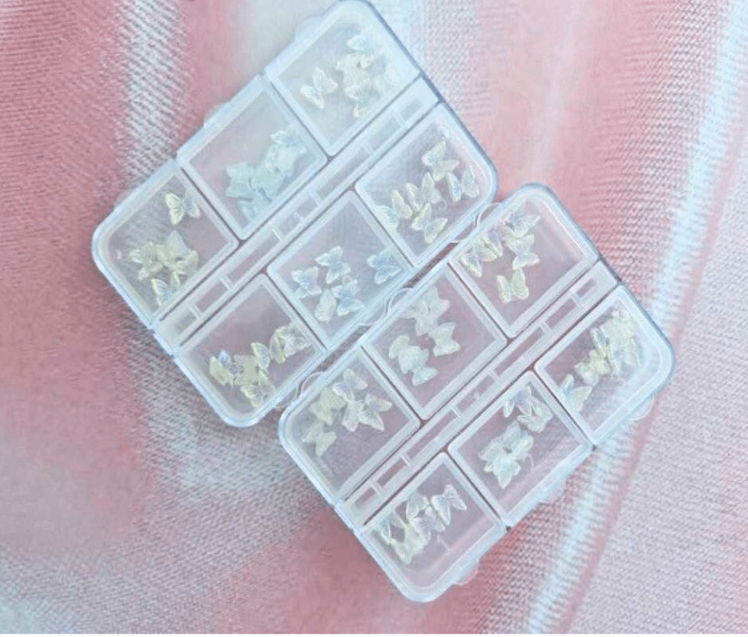 SET DE MARIPOSAS 3D PARA UÑAS. - Aned Cosmetics