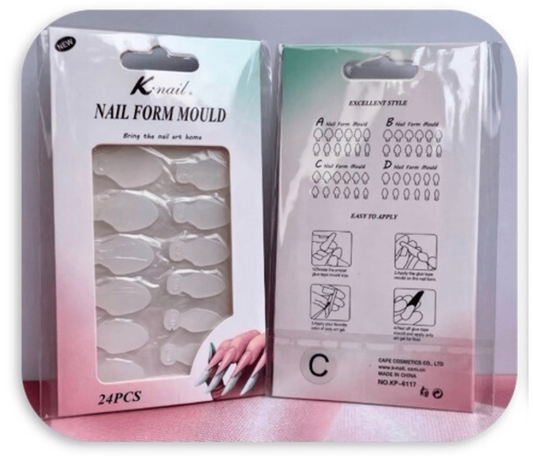 SET MOLDE PARA FRANCES EN SILICONA X24 UNIDADES. - Aned Cosmetics