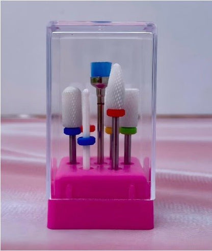 SET X7 PUNTAS DE CERÁMICA PARA DRILL. - Aned Cosmetics