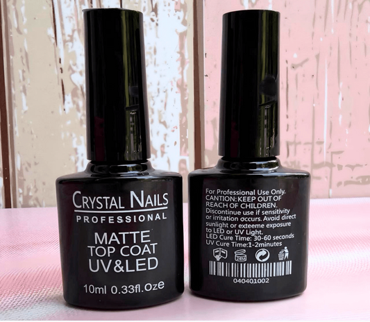 TOP COAT MATTE CRYSTAL NAILS 10ML. - Aned Cosmetics